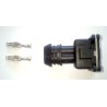 Connecteur AMP EV1 femelle noir 2 voies
