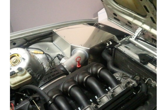 Boîte à air aluminium sur mesure MK6 filtre à air GREEN, réalisation sur votre véhicule dans notre atelier F-91940 LES ULIS