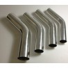 Coude 45° aluminium REDOX diamètre extérieur 57mm Longueur 140x140mm