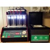 Test sur banc d'essai pour injecteurs essence