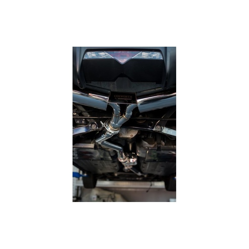 Ligne d'echappement inox Cosworth 76 mm, Stage 0.1 pour Subaru BRZ