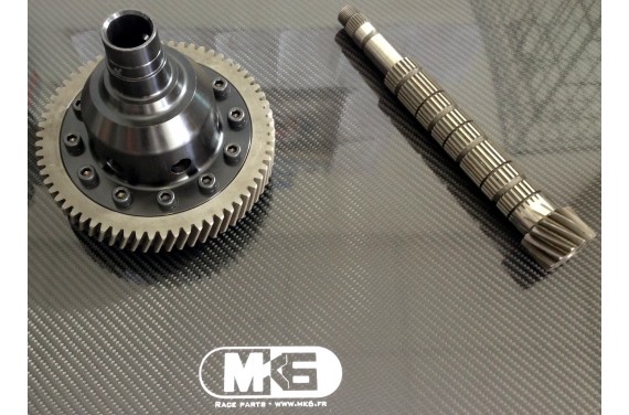 Autobloquant à disques type ZF + couple court CITROEN AX/ C2/ SAXO boîte MA) 