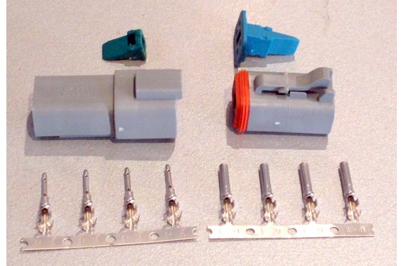 Kit connecteur 4 voies etanches