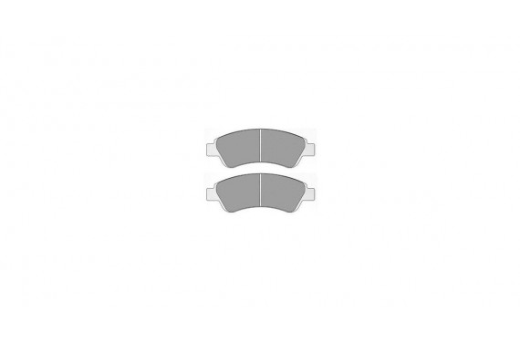Plaquette de frein avant Carbone lorrains pour Clio2 RS